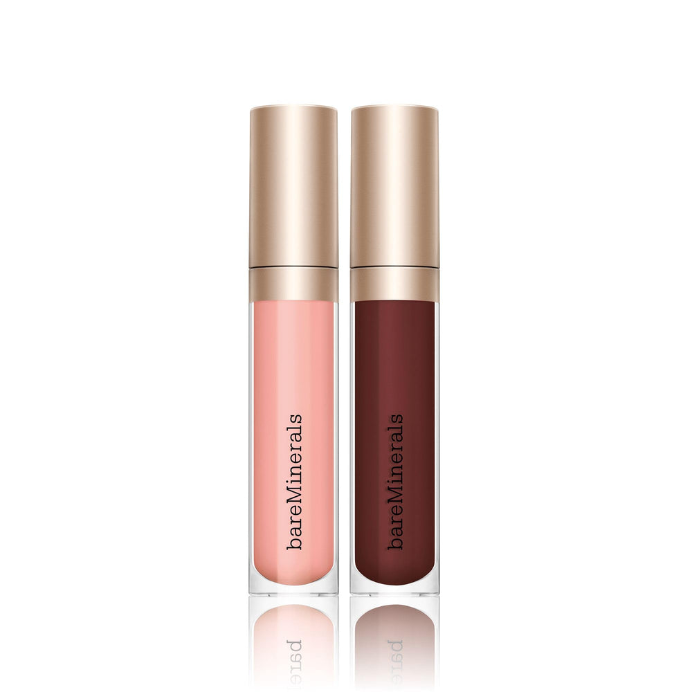 bareMinerals Mineralist baume-brillant-cranberry sur les lèvres, couleur subtile et hydratation