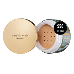 Packaging édition limitée fêtes bareMinerals Deluxe Original Poudre Libre SPF15