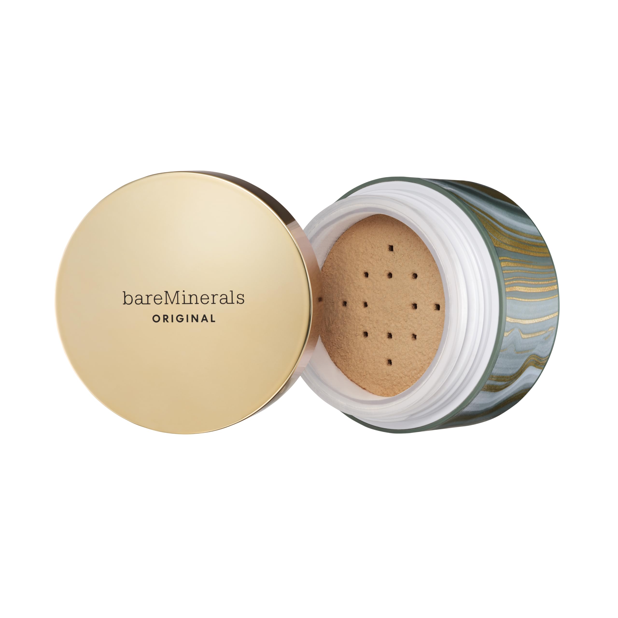 bareMinerals Deluxe Original Poudre Libre SPF15 teinte Beige Doré pour un teint naturel