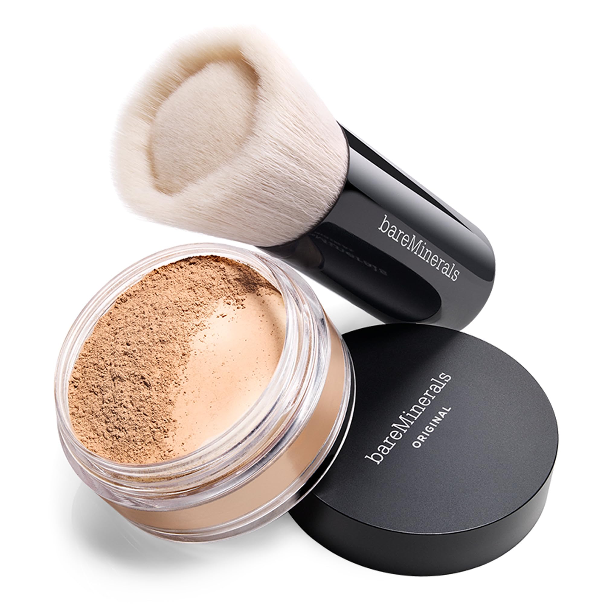 bareMinerals fibres synthetiques assurent prise rapide et application homogene