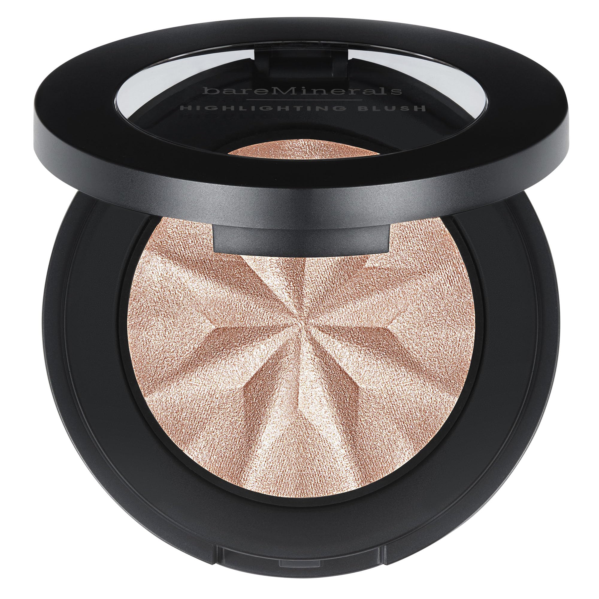 bareMinerals Gen Nude Highlighting Blush Opal Glow emballage chic et éclat naturel.