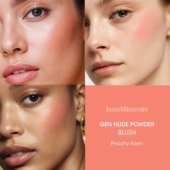 bareMinerals Gen Nude Peachy Keen échantillon nuancier couleur teinte naturelle