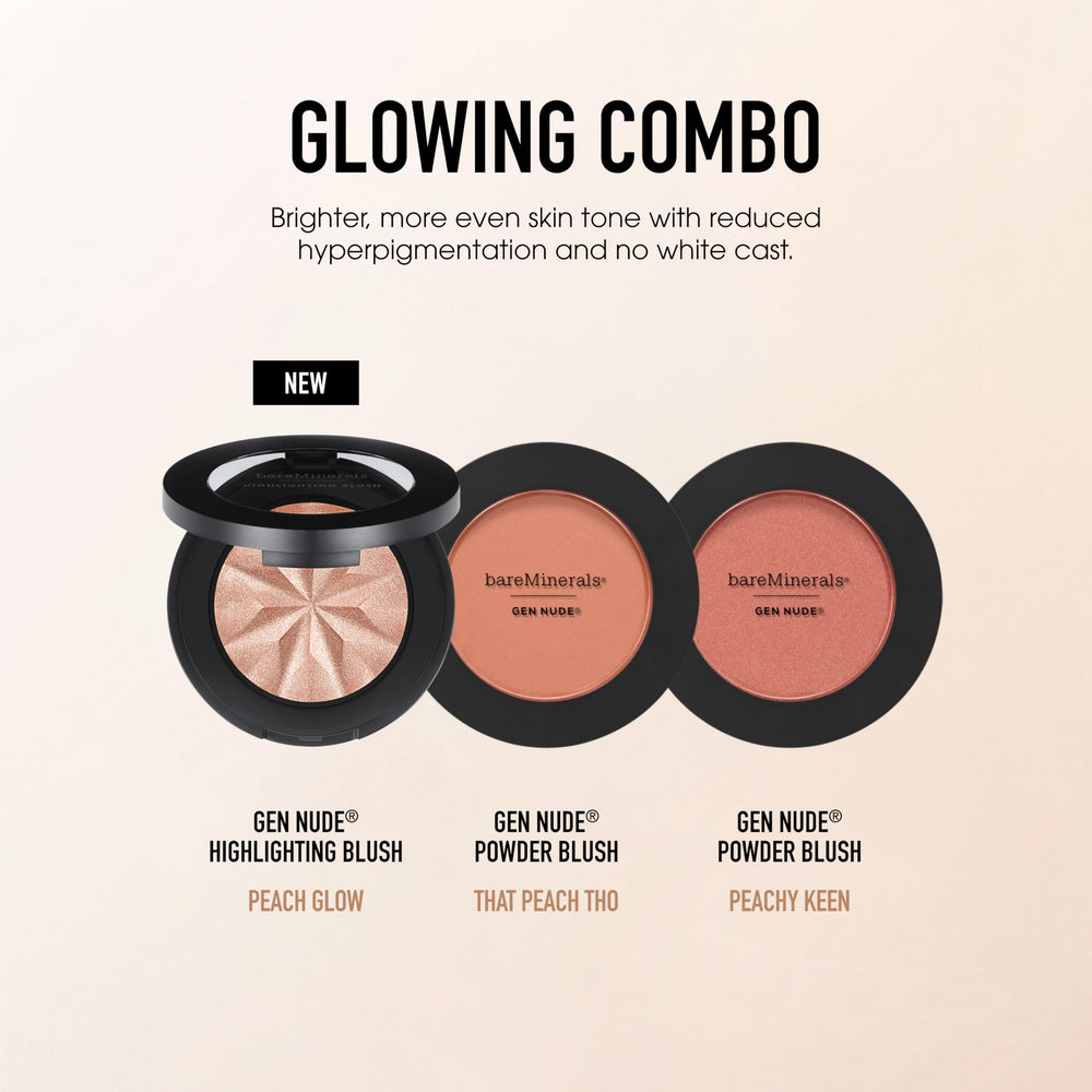 bareMinerals Gen Nude Peachy Keen packaging léger pour retouches nomades