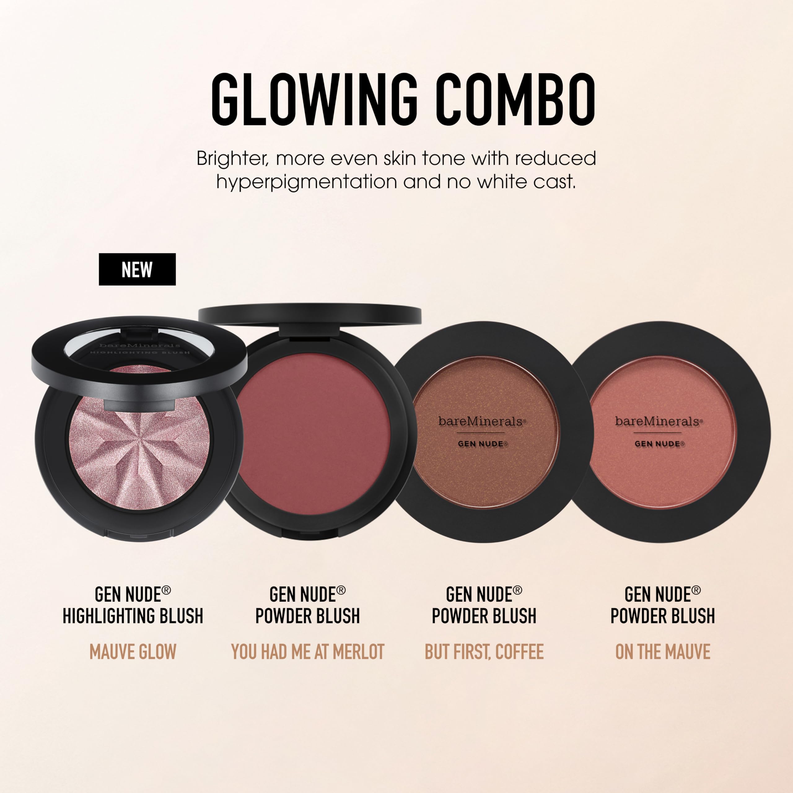 bareMinerals Gen Nude rouge en poudre longue tenue qui tient toute la journée