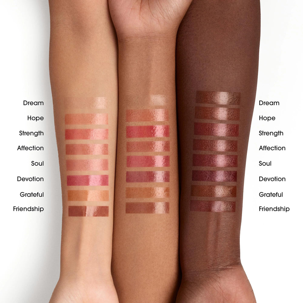 bareMinerals Dewy Lip Gloss-Balm brillance durable jusqu'à 8 heures sur les lèvres