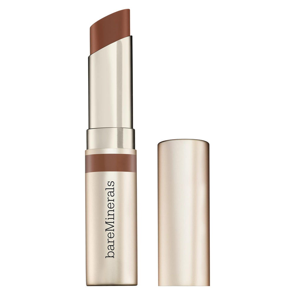 bareMinerals Dewy Lip Gloss-Balm emballage chic pour une application pratique et portable