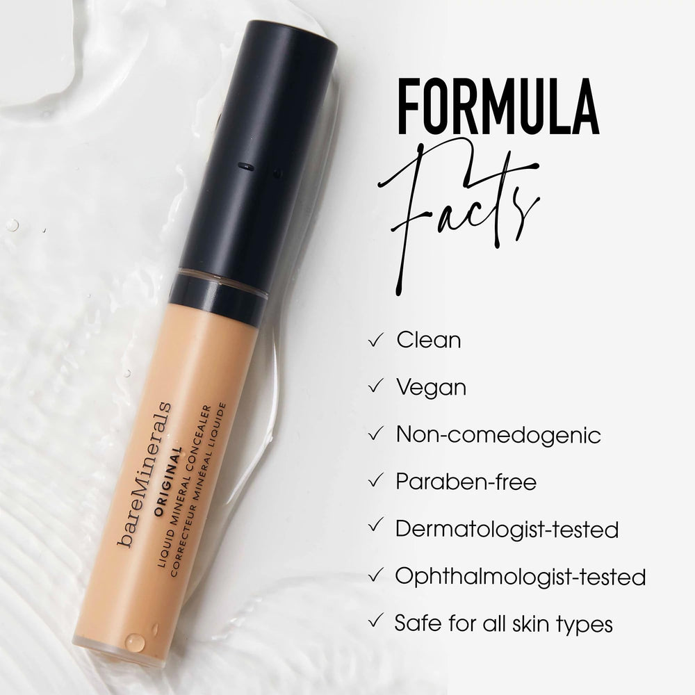Ingrédients propres et vegan BareMinerals sans talc.