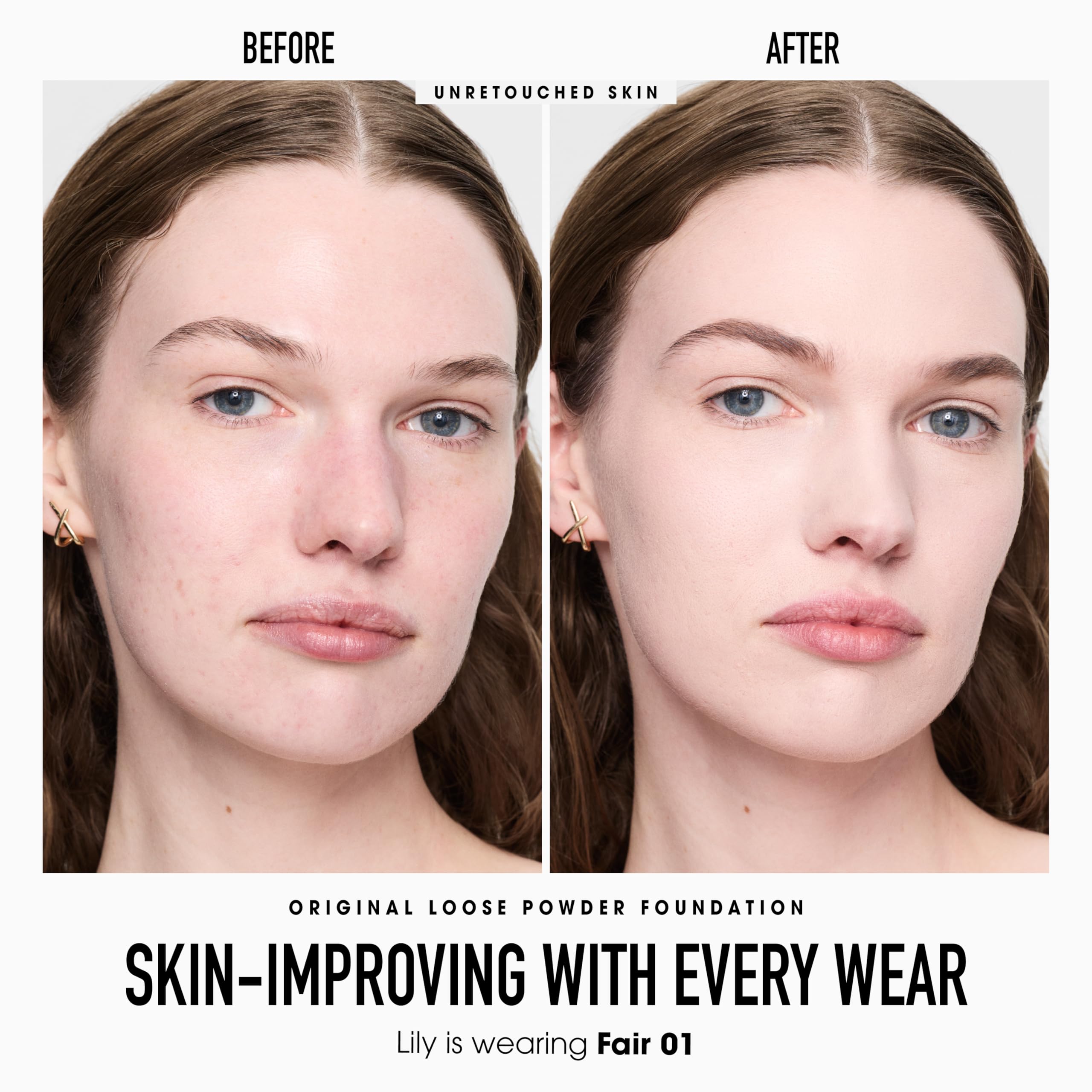 bareMinerals pinceau fini éclat pour une application rapide et uniforme.