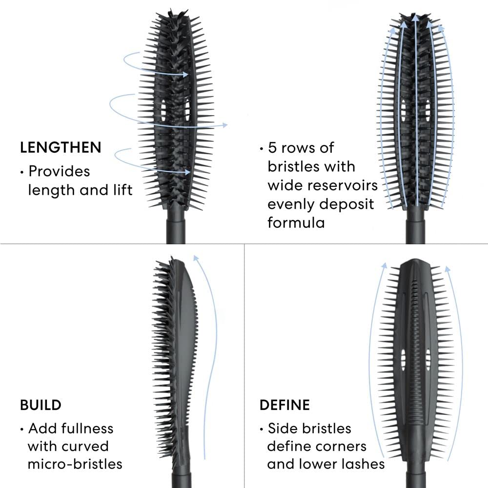 bareMinerals mascara longue tenue sans bavure assure un regard net toute la journée.
