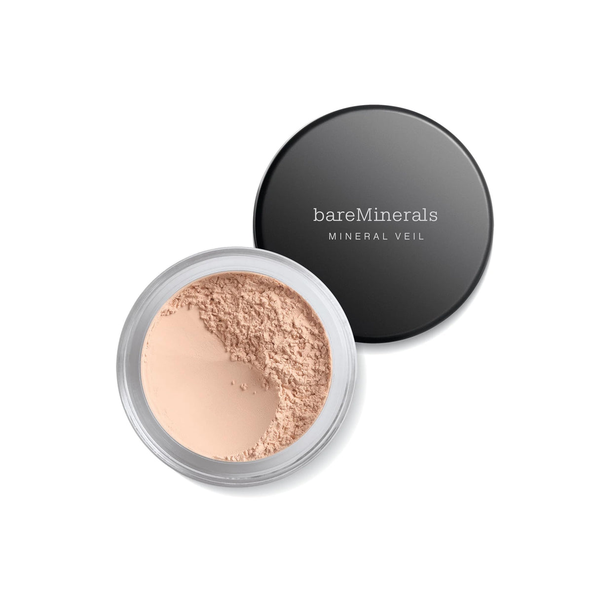 bareminerals mineral veil dans son pot translucide pour un fini doux et floutage des pores