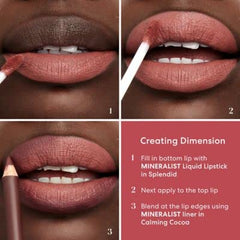 BareMinerals Mineralist Crayon contour lèvres; application précise et facile sans casse.