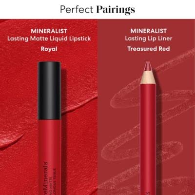 BareMinerals Mineralist Crayon contour lèvres; formule sans parfum synthétique et sans PEG.