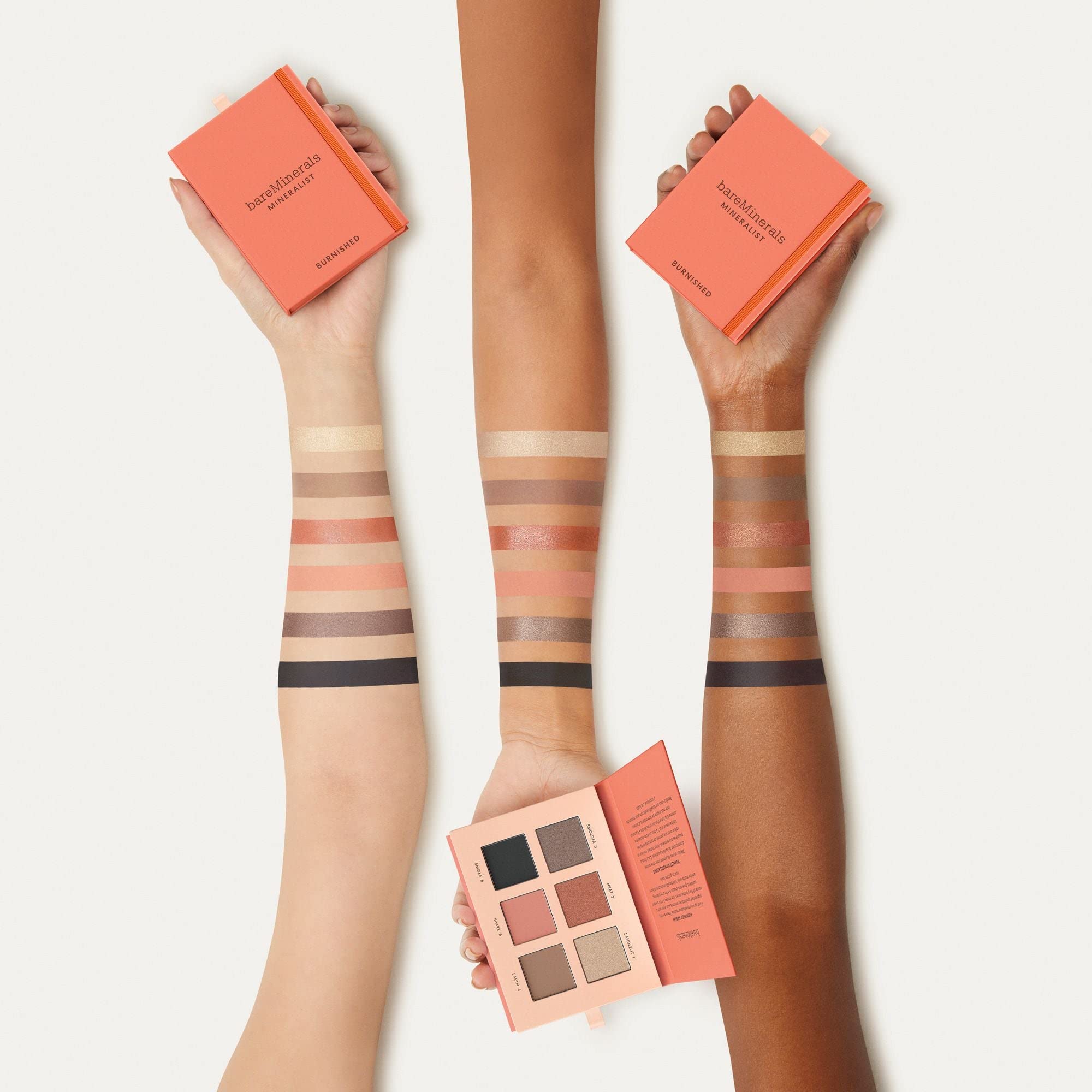 Nuances riches Burnished - swatches montrant la profondeur et la modularité