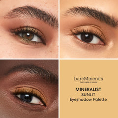 bareMinerals Mineralist Sunlit - palette de six teintes véganes pour un look naturel