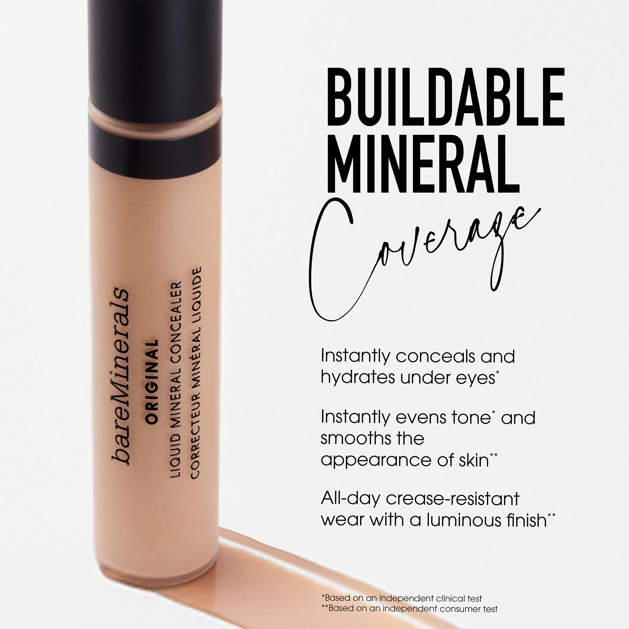 bareMinerals Correcteur Liquide Original brillance du regard pour un effet frais.