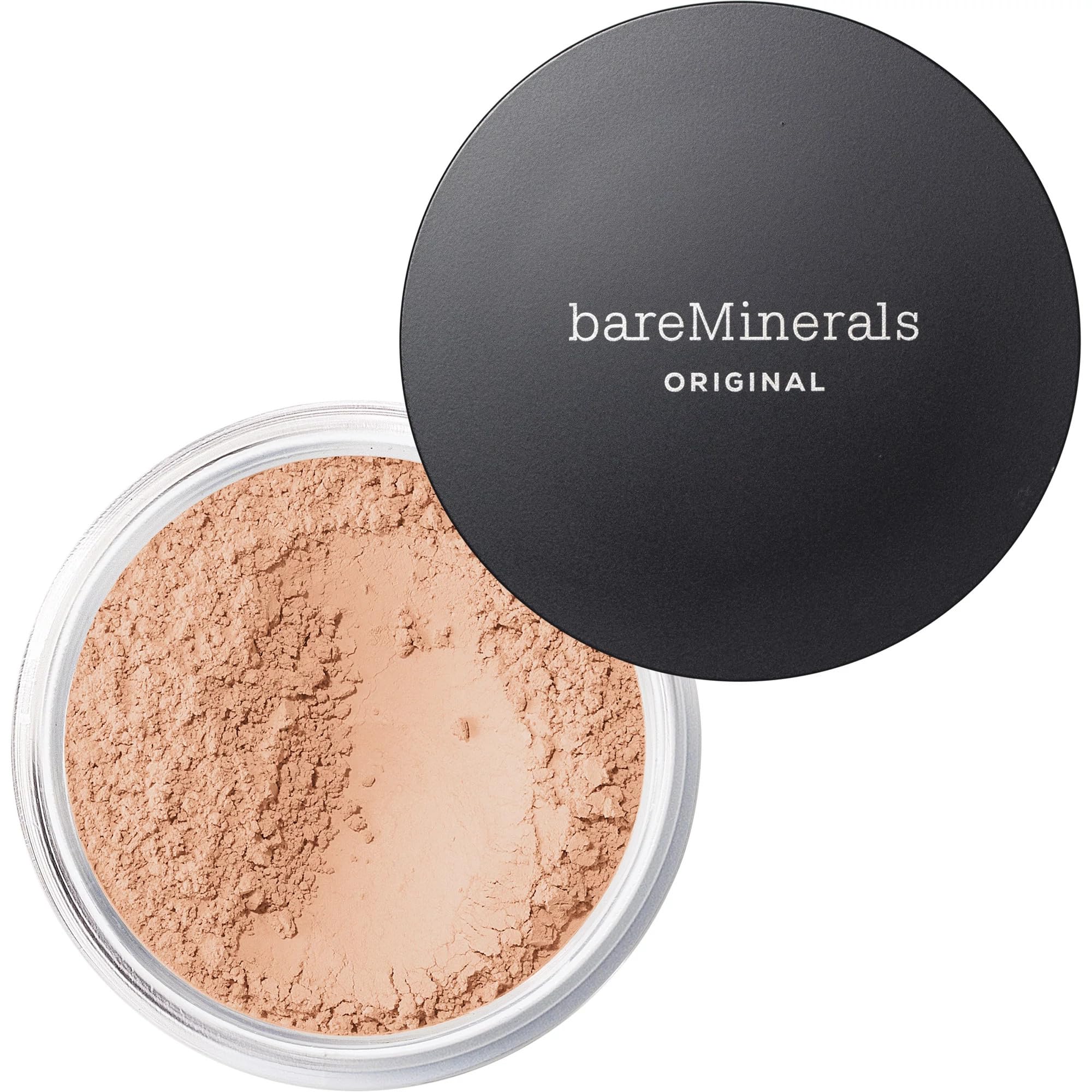bareMinerals Original Poudre libre SPF 15 dans flacon, protection légère et fini naturel.
