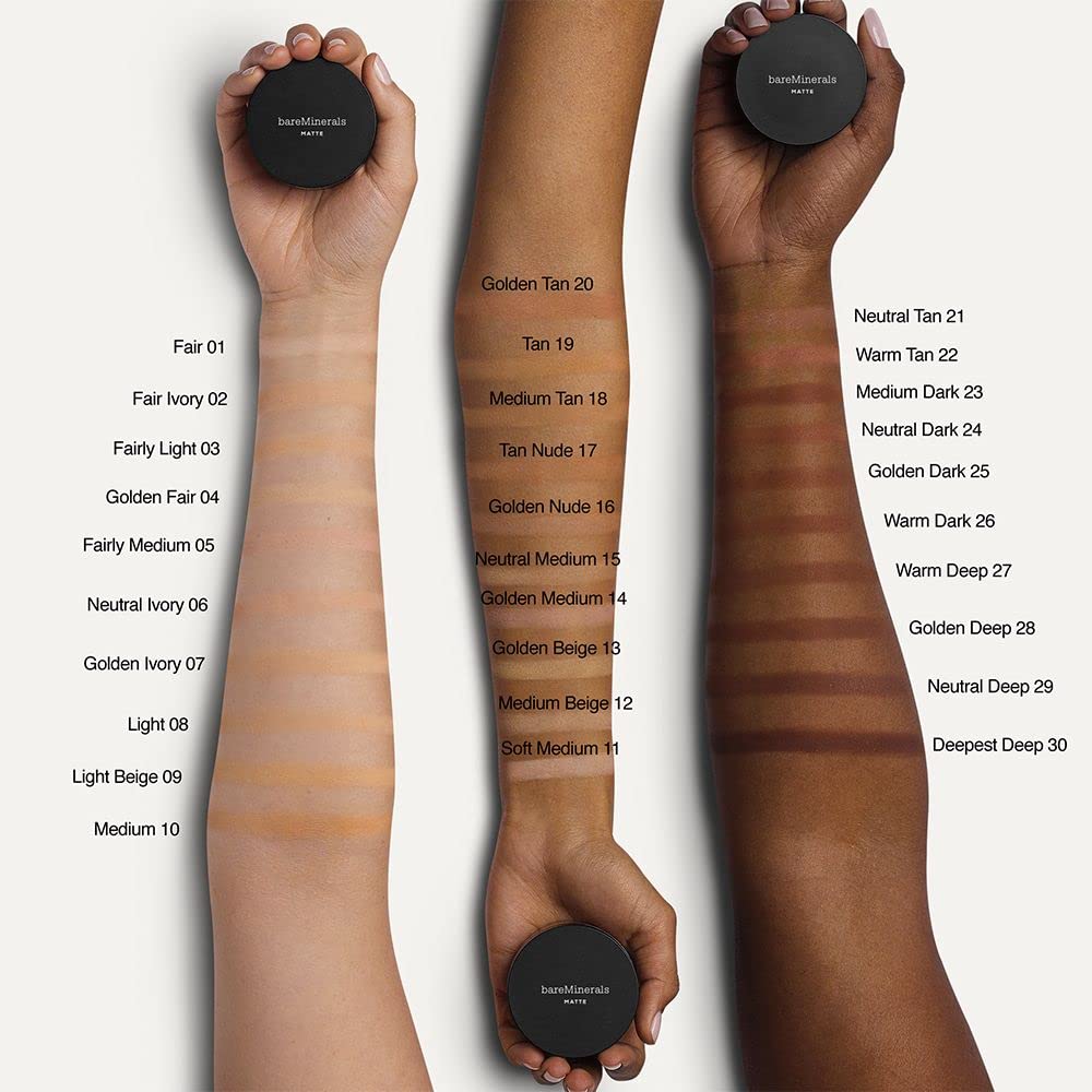 bareMinerals Poudre libre SPF15 végane et sans cruauté, formulation éthique