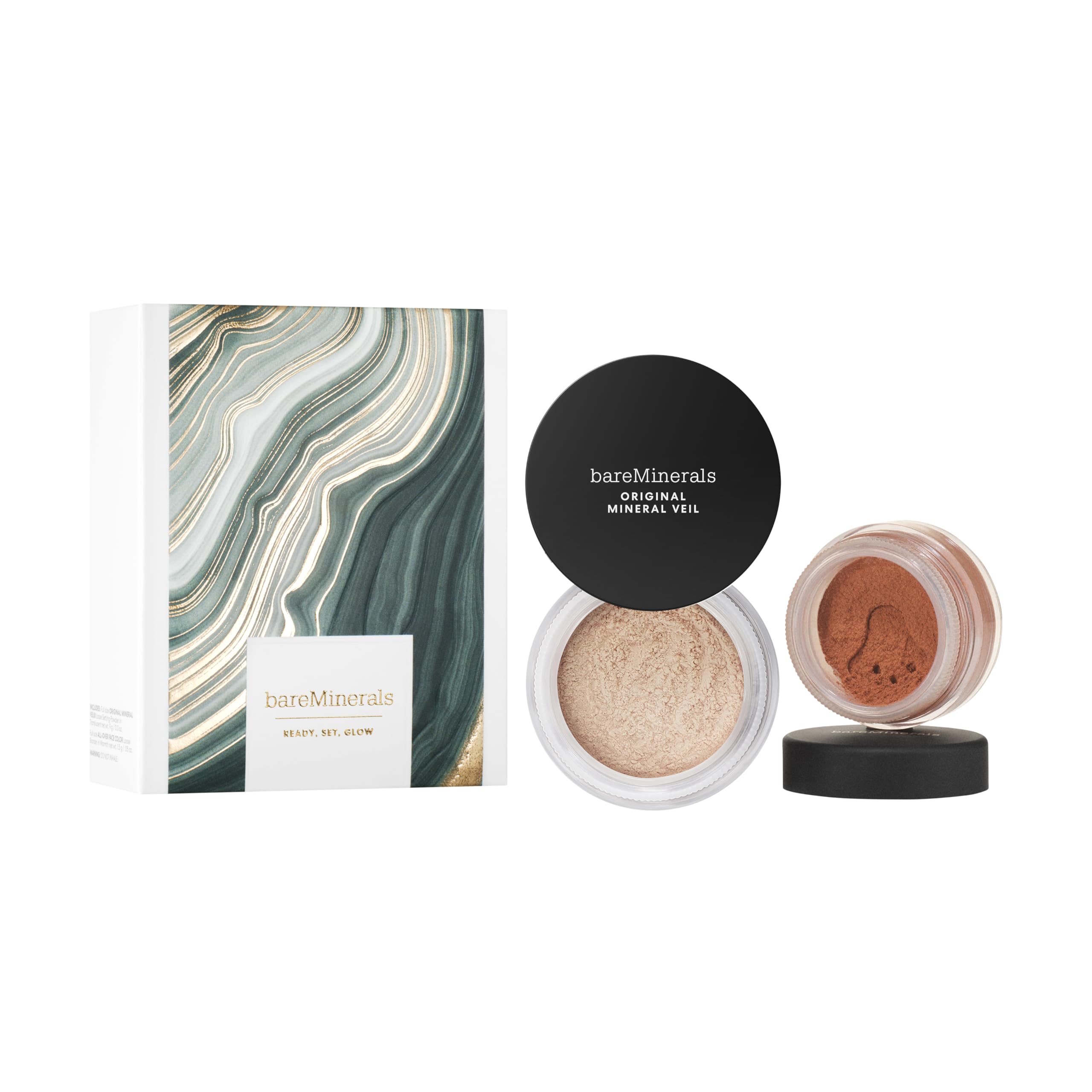 BareMinerals bouteille prête à briller, éclat naturel et durable
