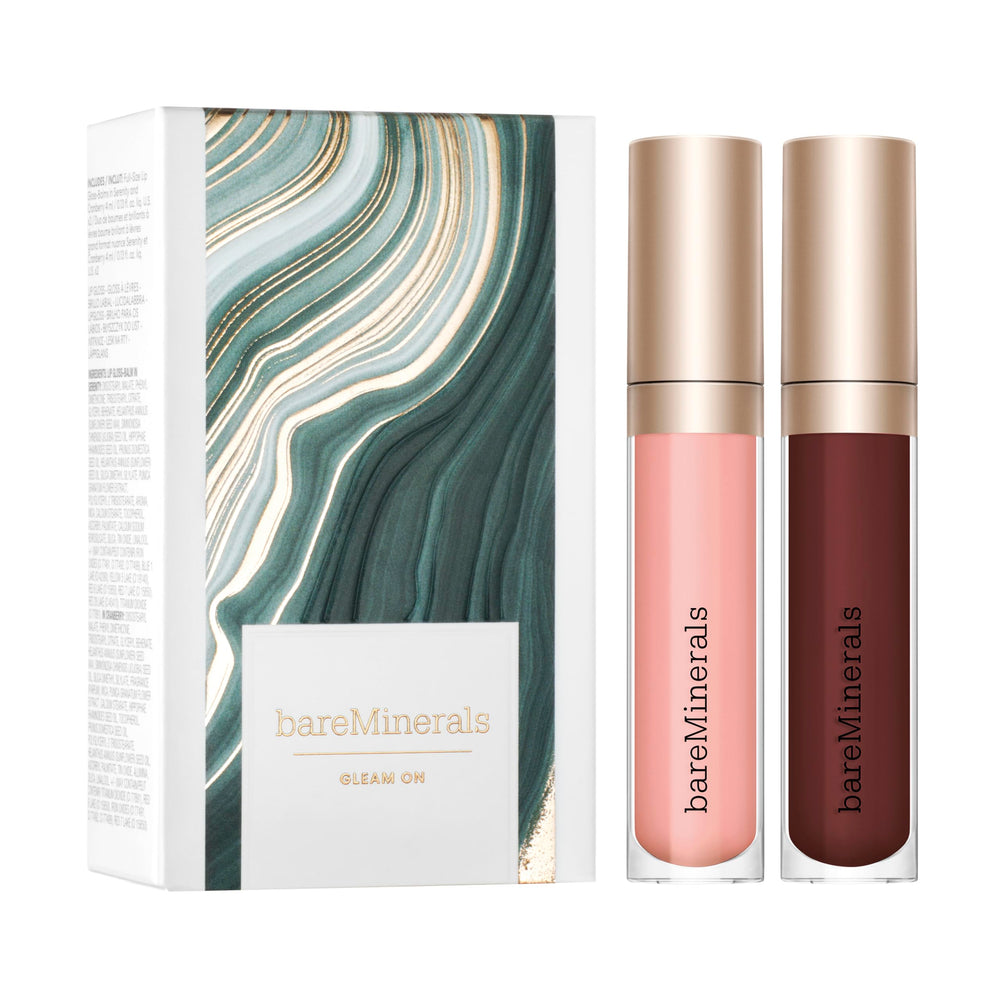 bareMinerals Mineralist baume-brillant-serenite sur les lèvres, application douce et hydratante
