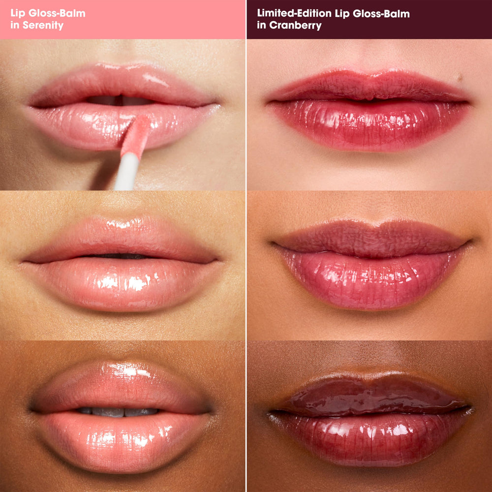 bareMinerals Mineralist baume-brillant-serenite texture soyeuse pour lèvres nourries