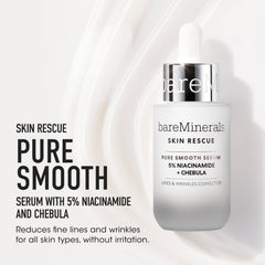 BareMinerals Skin Rescue Sérum – bouteille: accès rapide à une routine efficace.