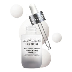 BareMinerals Skin Rescue Sérum – pipette: application précise pour hydrater et lisser la peau.
