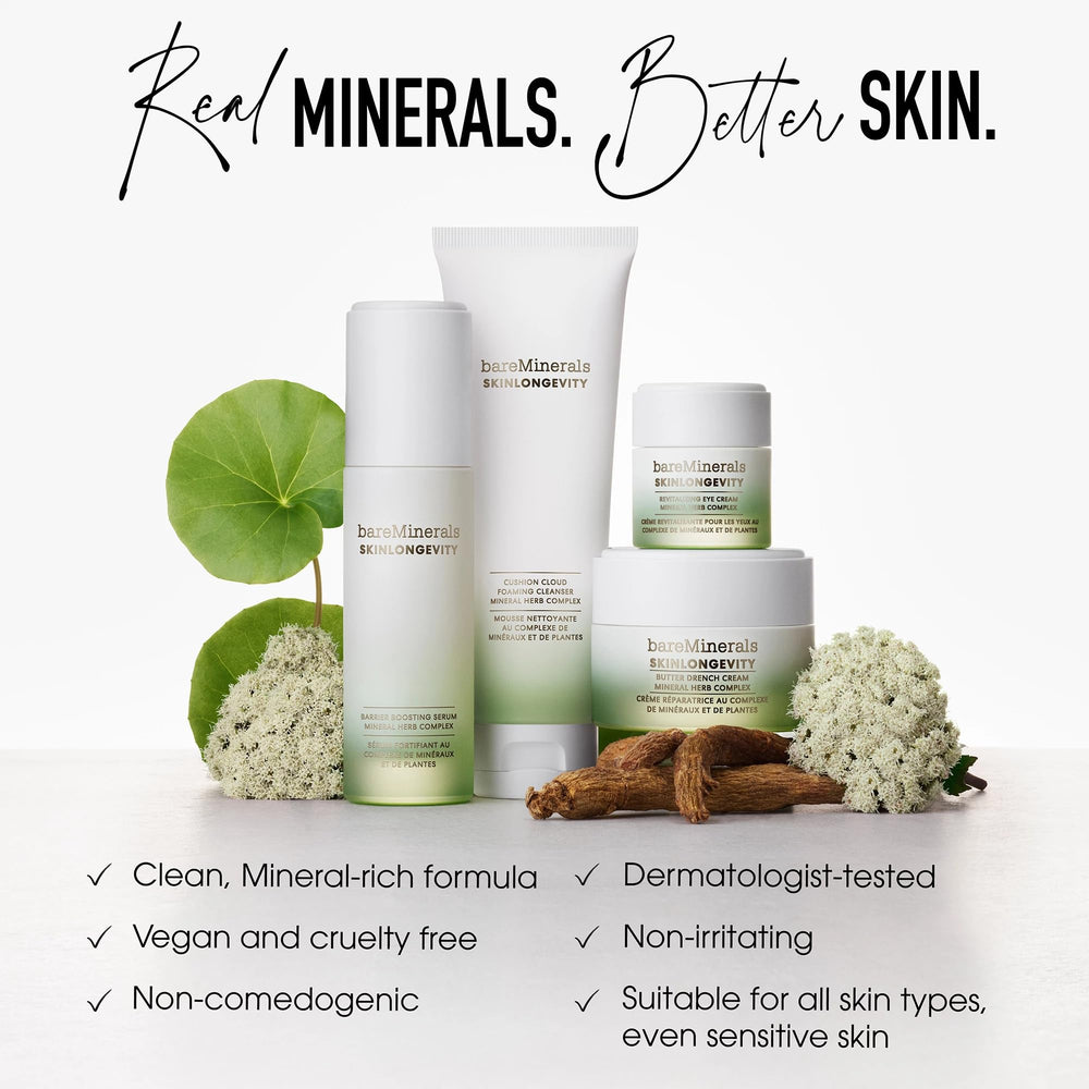 barrière cutanée renforcée grâce à bareMinerals Skinlongevity
