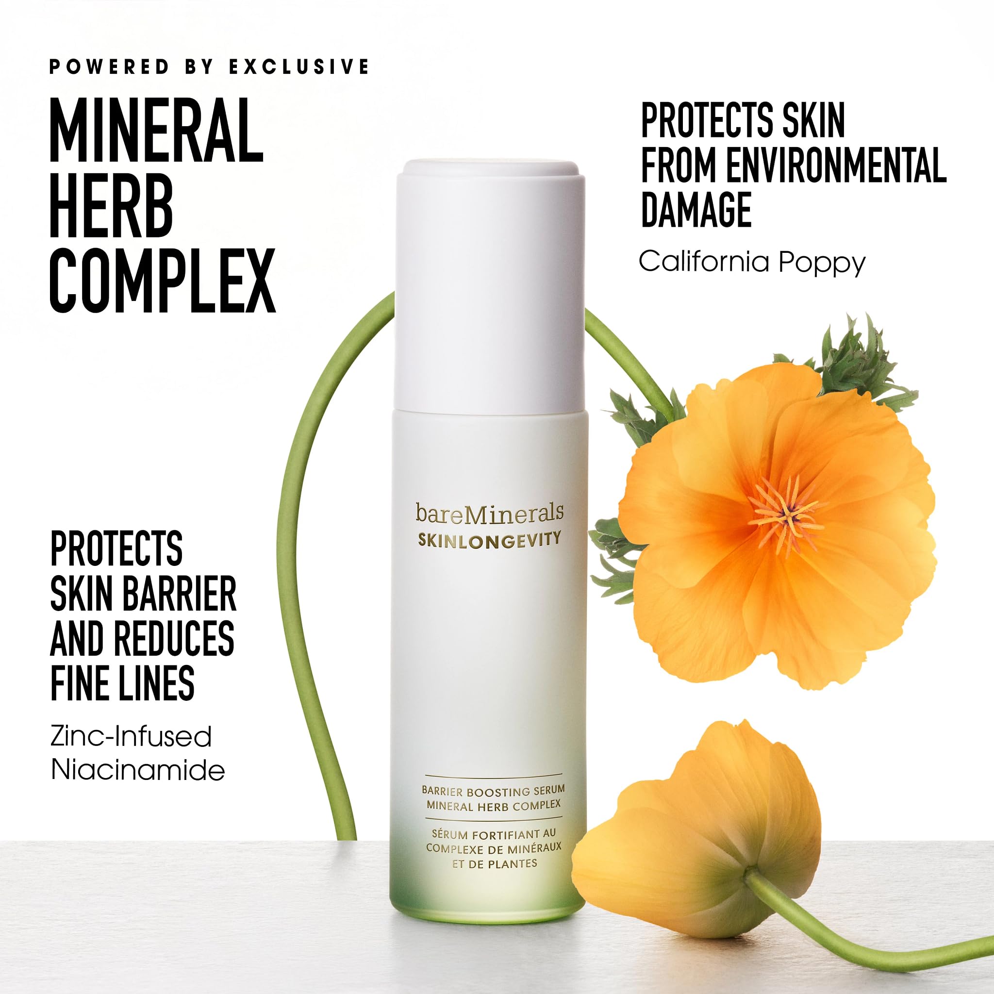 California Poppy dans la formule Skinlongevity pour l antioxidante.