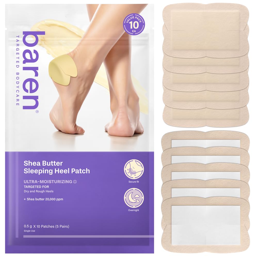 Pansement talons Baren au karité pour hydrater et lisser la peau.