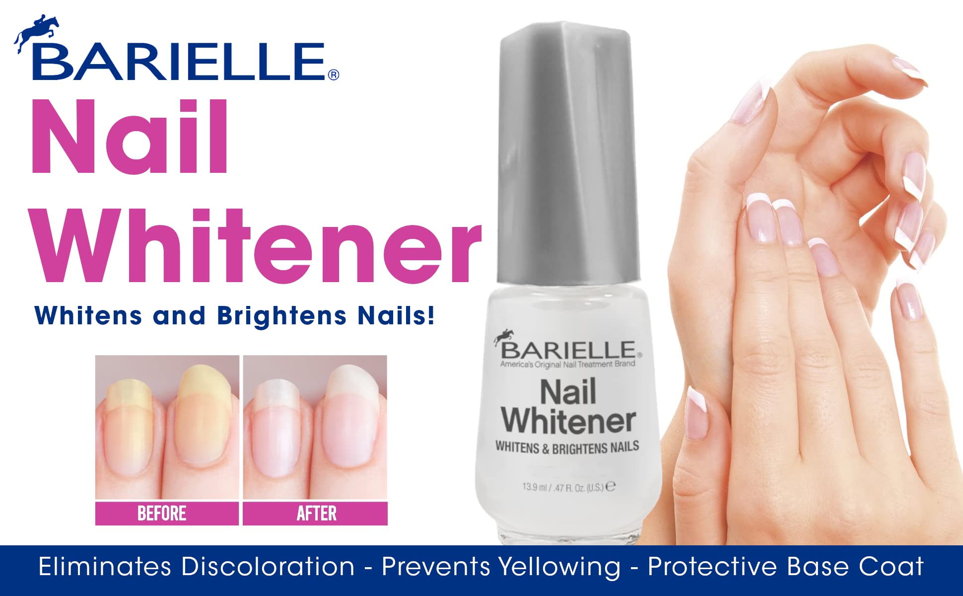 Barielle Nail Whitener – ongles brillants; améliore l’apparence générale.
