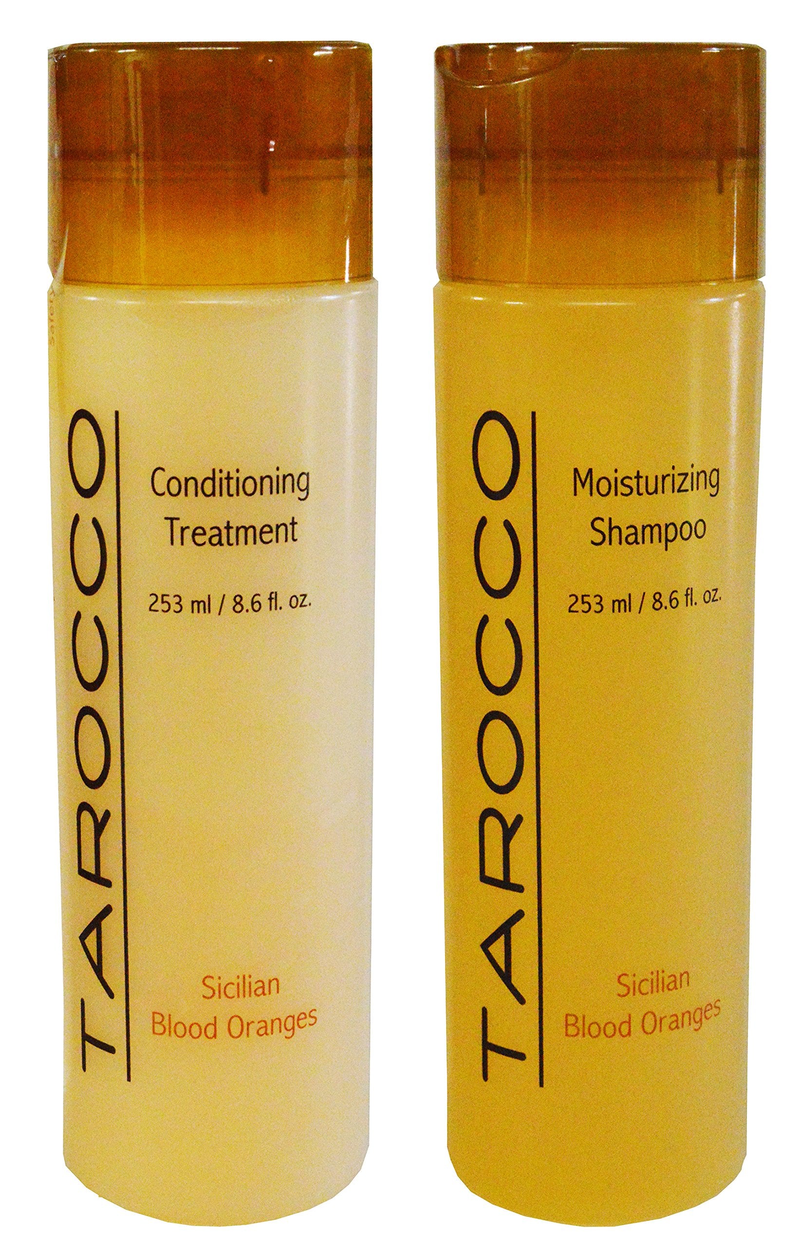 Baronessa Cali Tarocco Shampoing flacon clair pour cheveux propres et brillants.