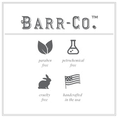 Savon Barr-CO: parfum doux lait-avoine-vanille, ambiance apaisante.