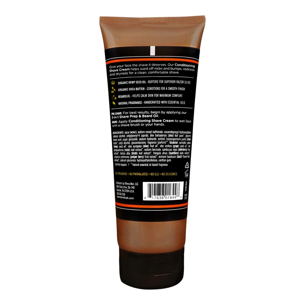 Texture crème douce sur la peau après application Barrel & Oak