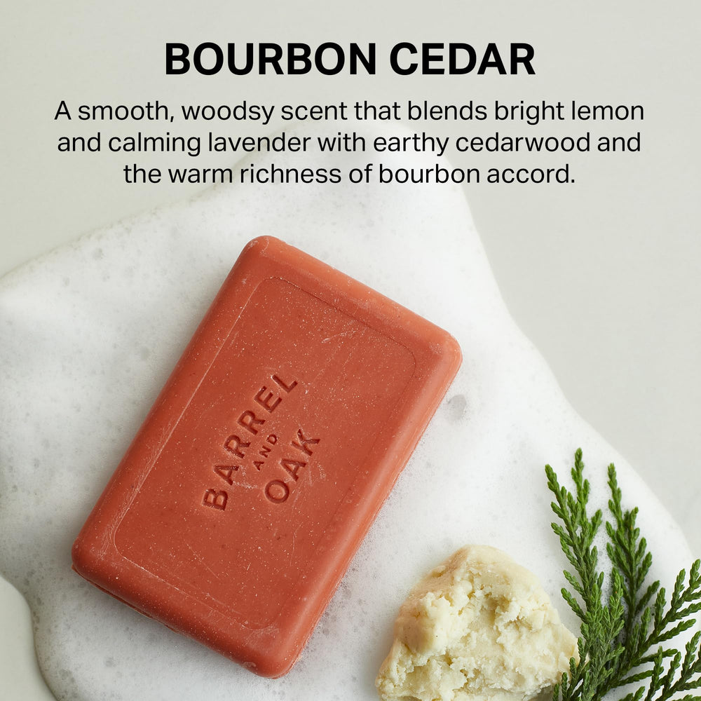 Barrel & Oak beurre de karité hydrate la peau après exfoliation.