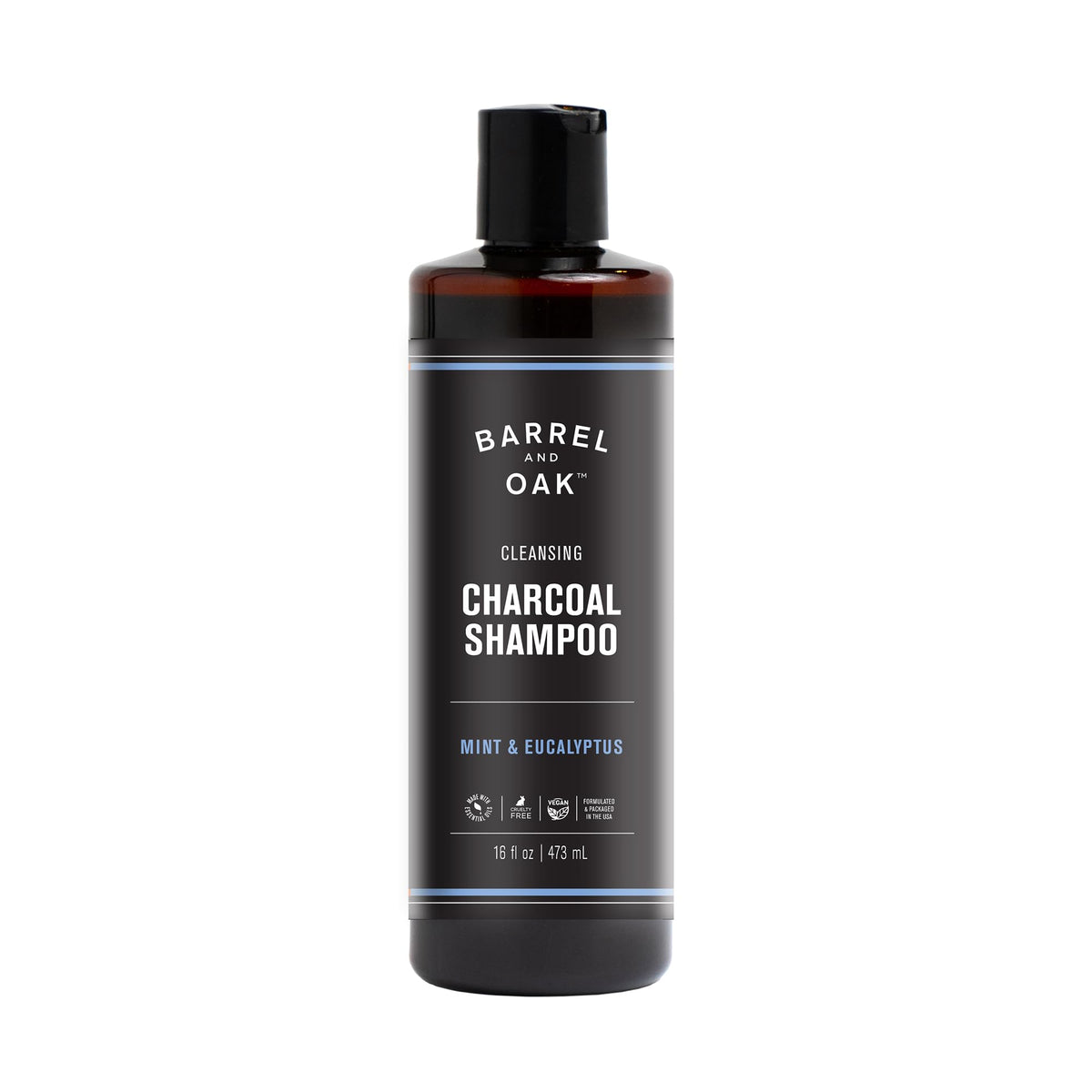 Barrel & Oak charbon-cheveux menthe eucalyptus : rafraîchissement durable.