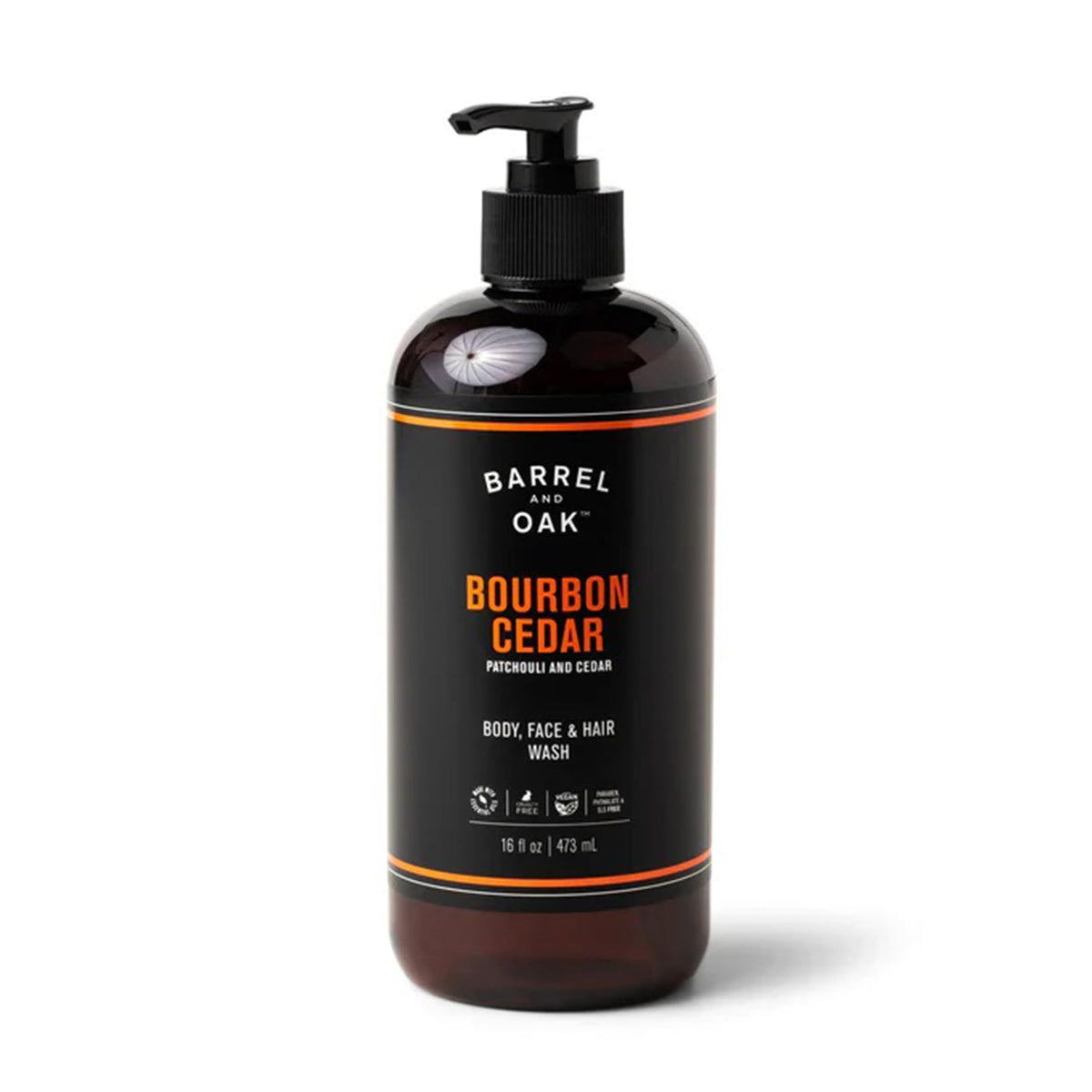 Barrel & Oak: bouteille tout-en-un pratique pour visage, cheveux et corps.