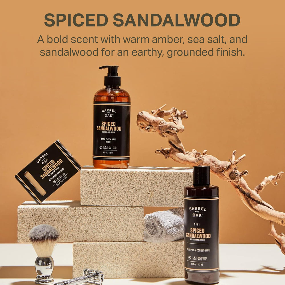 Barrel & Oak savon solide durable, parfait pour la douche quotidienne.