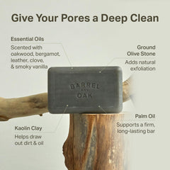 Barrel & Oak Savon solide durable prêt à durer sous la douche