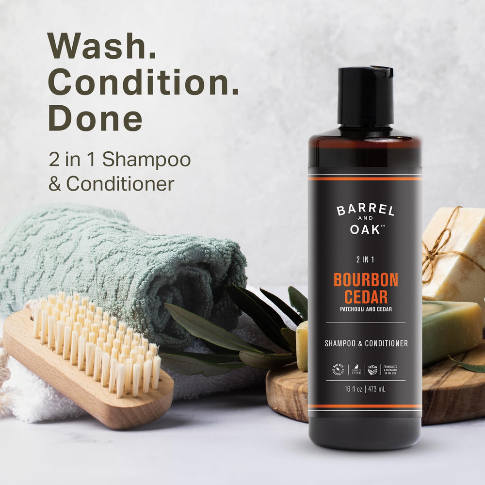 Barrel & Oak witch hazel close-up shows scalp cleansing and refreshed feel.