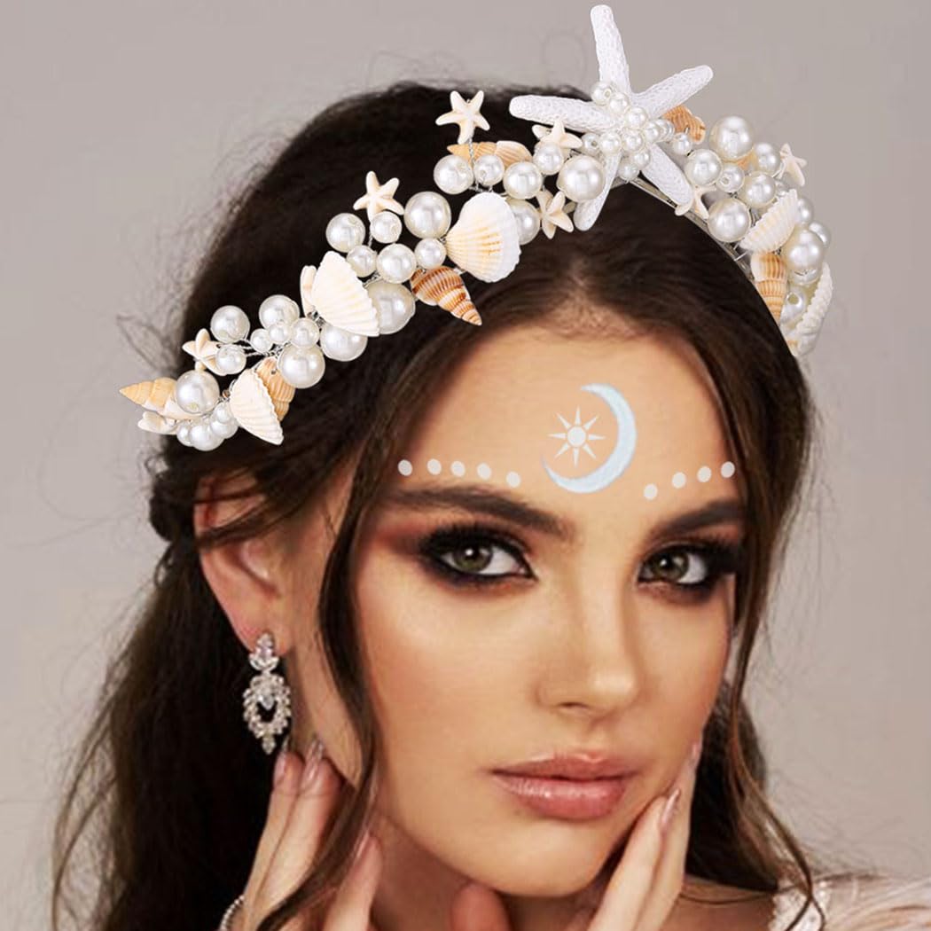 Couronne sirene BARTOSI, ornements chic pour une allure sophistiquée.