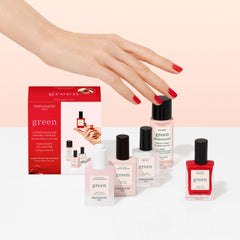 Base Coat Manucurist System Green renforçant les ongles pour une tenue longue durée.