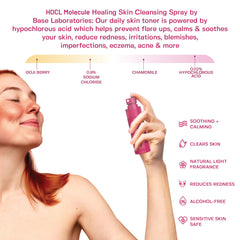 BASE LABORATORIES Hypochloreux nettoyant peau rapide – convient pour visage et corps.
