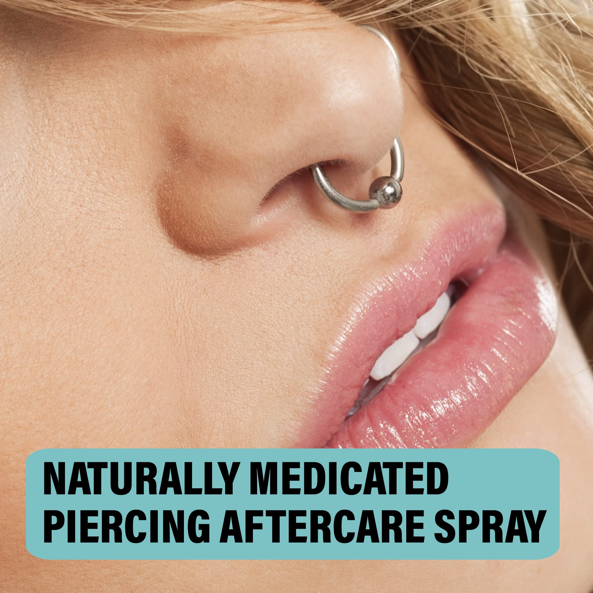 BASE LABORATORIES nettoyage piercing eau saline – minéraux naturels pour la zone.
