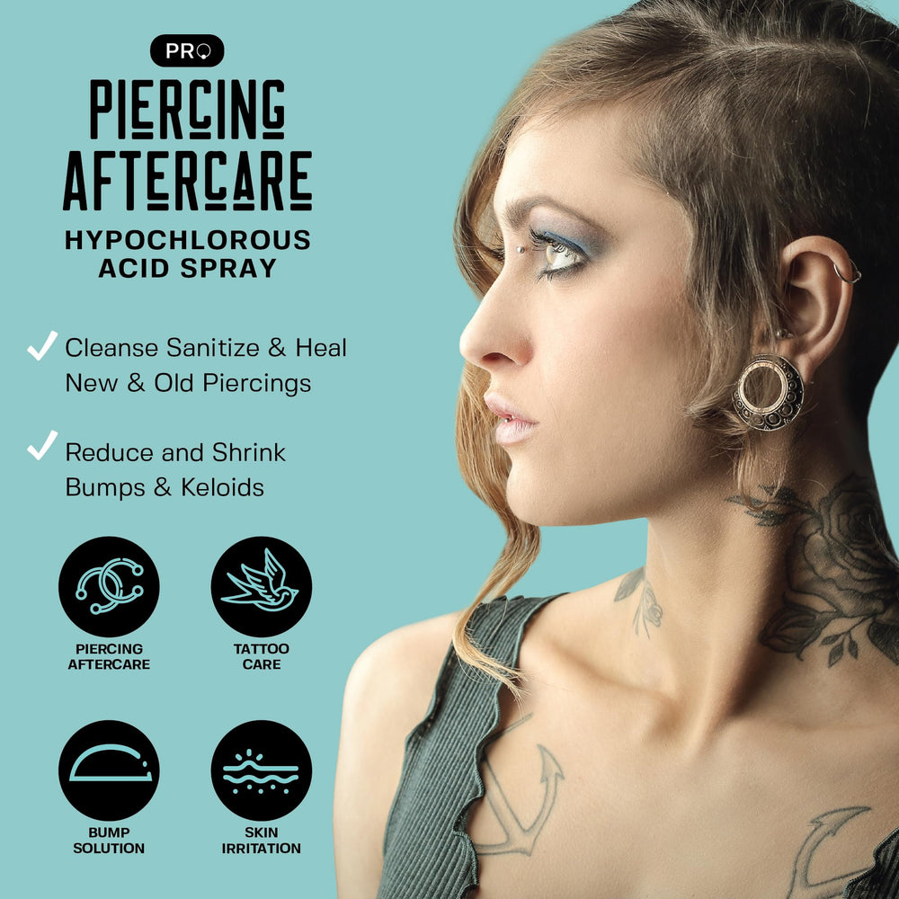 BASE LABORATORIES spray d’entretien piercing oreille et nez, usage sûr.