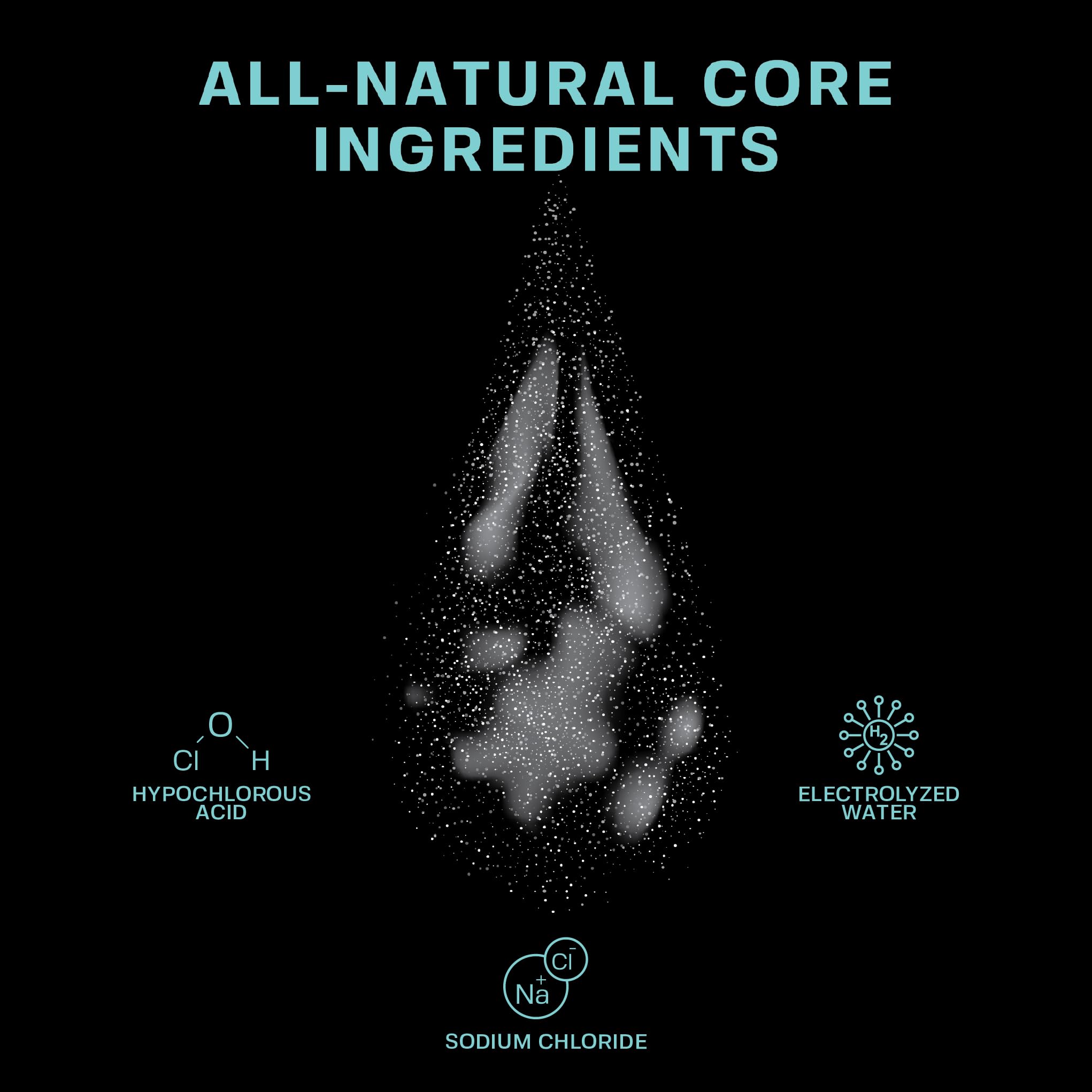 BASE LABORATORIES soin piercing, saline et HOCl pour un nettoyage en douceur.