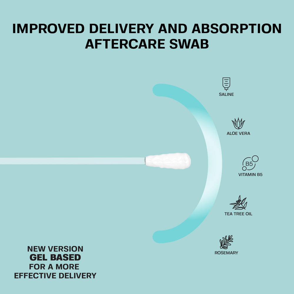 Base Labs tampon gel saline application rapide et hygiénique.
