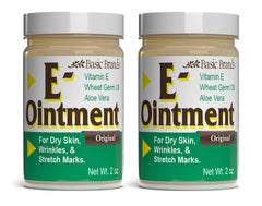 Basic Organics Vitamin E Ointment 2oz tube ready for moisture and skin support