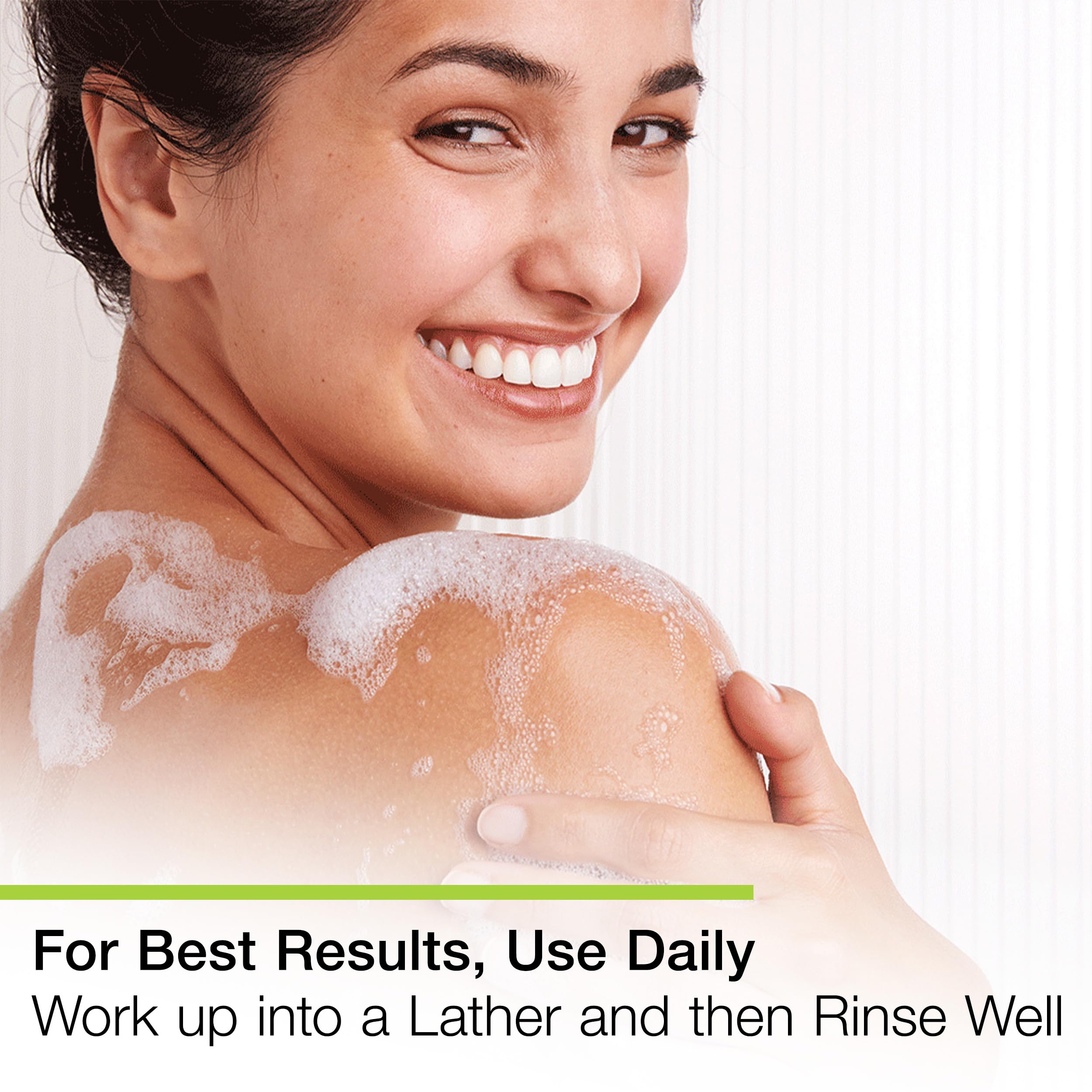 Basis Vitamin Bar Soap being used on the body for daily cleansing.