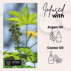 BASK & LATHER – Formule-naturelle-ricin qui nourrit les contours des cheveux.