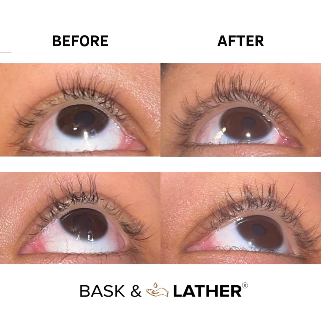 Rituel nocturne Bask & Lather pour cils et sourcils